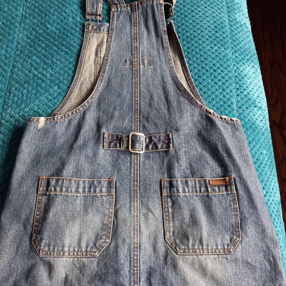 Vintage overall Mini skirt.